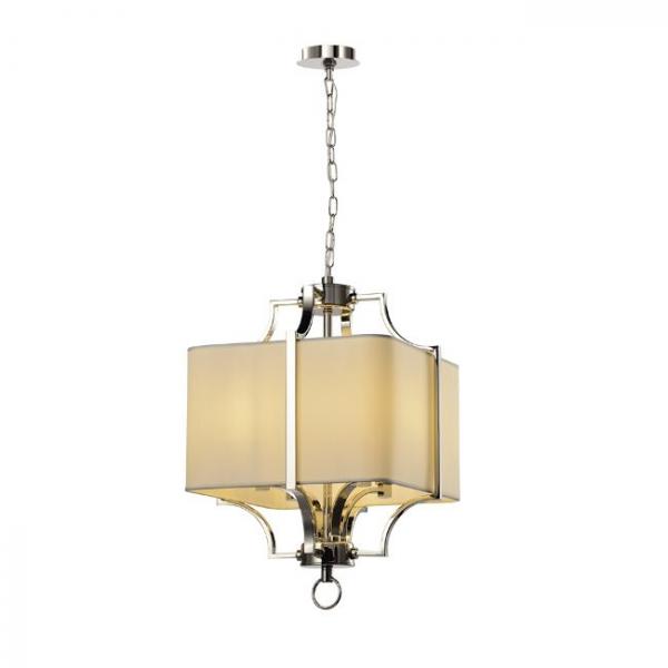 Люстра подвесная Lumien Hall Адельфия LH1047/4P-NK-WT