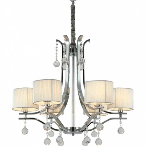 LDP 8443-6 CHR Подвесная люстра Lumina Deco Fontenea