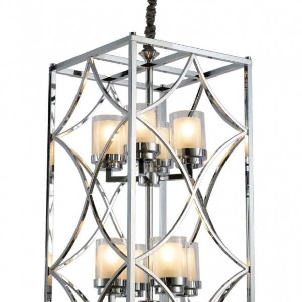 Подвесная люстра Lumina Deco Quadrato LDP 1223-8 CHR
