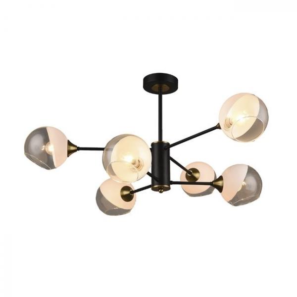 Люстра на шанге Seven Fires Dajn SF3322/6C-AB-BK