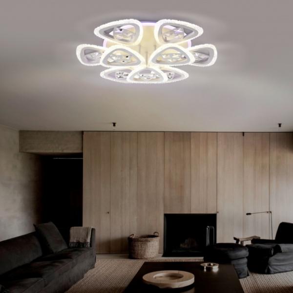 Потолочная диммируемая люстра с пультом ДУ Ambrella light FA2921 WH
