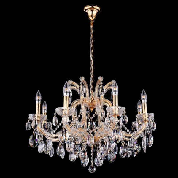 Подвесная люстра Crystal Lux Hollywood SP8 Gold (2011/308)