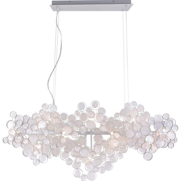 Подвесная люстра Crystal Lux Deseo SP15 L1400 Silver (1561/215)