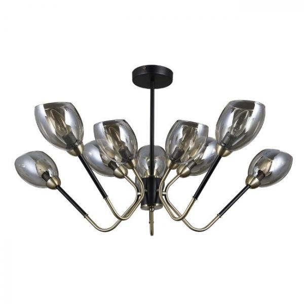 Люстра на штанге Seven Fires Rodengo SF4008/10C-BK-AB