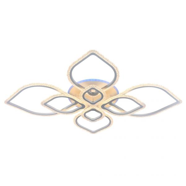 Светодиодная диммируемая люстра с ПДУ Profit Light 8018/4+4 WHT