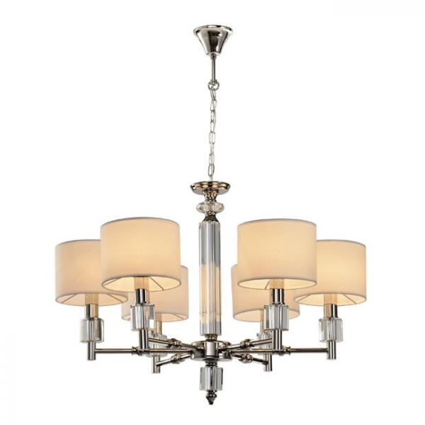 Люстра подвесная Lumien Hall Малье LH1053/6H-NK-WT