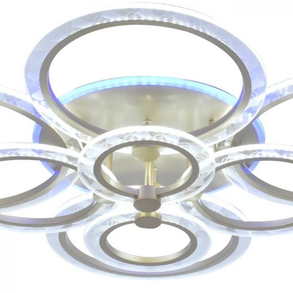 Светодиодная диммируемая люстра с пультом ДУ Seven Fires Odeon SF7052/9C-SGD-RGB