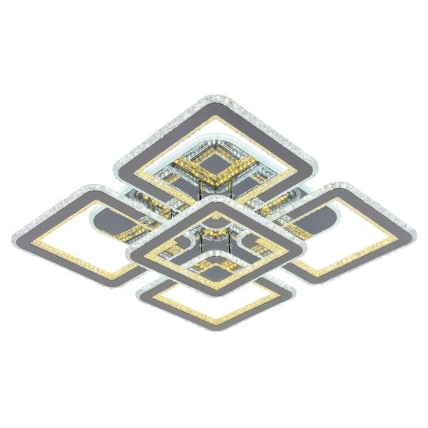 Светодиодная диммируемая люстра с ПДУ Profit Light 8041/4+1 CHR