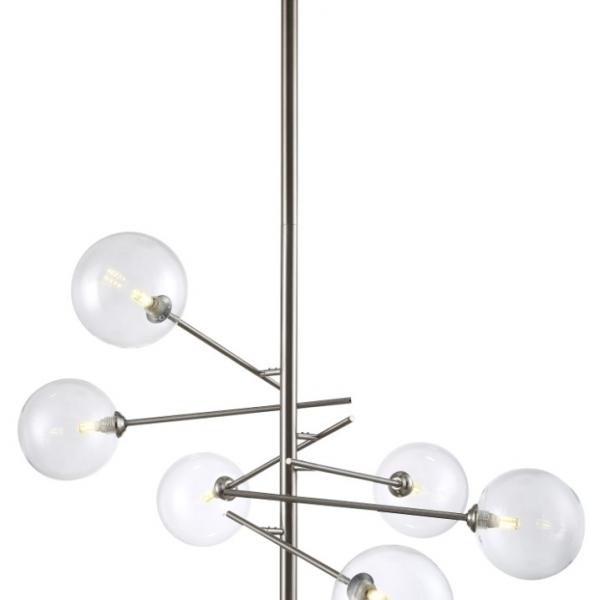 Люстра на штанге Crystal Lux Marcos SP6 Nickel (0881/306)