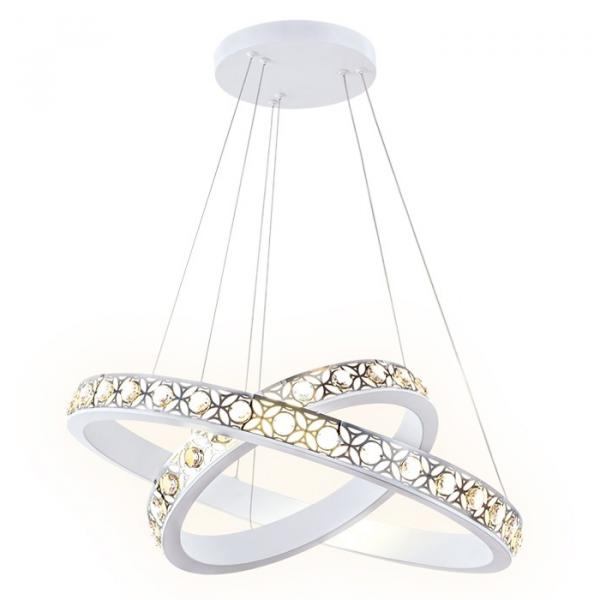 Подвесная светодиодная люстра с ПДУ (Радио 2.4) Ambrella light Acrylica FA169
