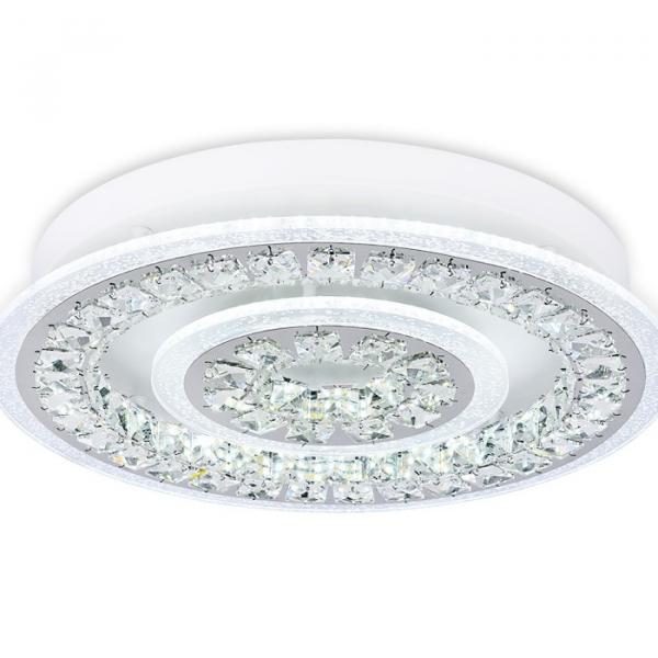 Потолочная светодиодная люстра с ПДУ Ambrella light Ice FA154