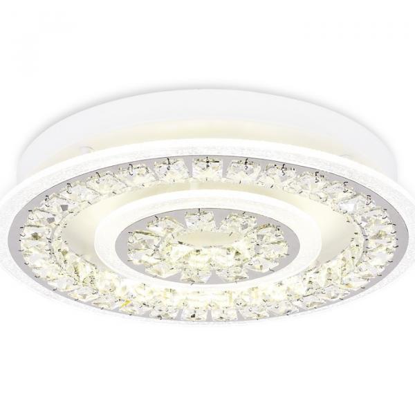 Потолочная светодиодная люстра с ПДУ Ambrella light Ice FA154
