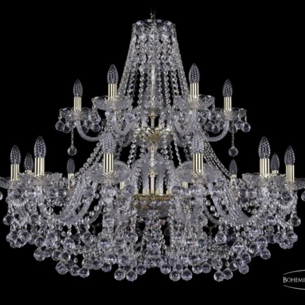 1409/12+6/360/2d/G Подвесная люстра Bohemia Ivele Crystal