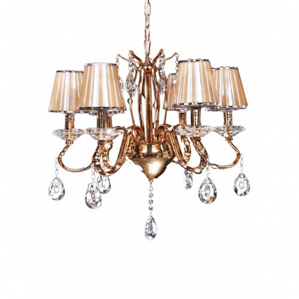 LDP 9267-6 GD Подвесная люстра Lumina Deco Finezzia