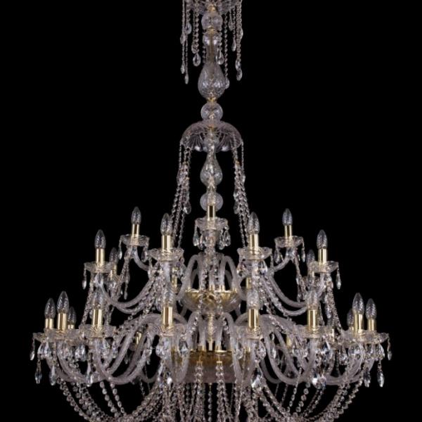 1406/16+8+4/400/XL-160/2d/G Подвесная люстра Bohemia Ivele Crystal