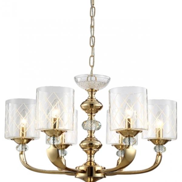 Подвесная люстра Gracia Crystal Lux GRACIA SP6 GOLD
