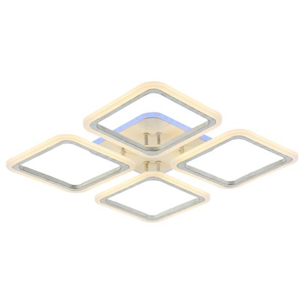 Светодиодная диммируемая люстра с ПДУ Profit Light 8075/4 PGD 112W+8W RGB