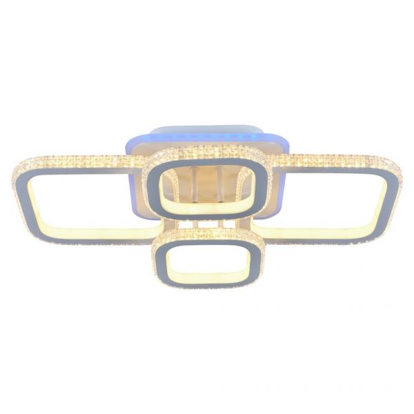 Светодиодная диммируемая люстра с ПДУ Profit Light 8019/2+2 WHT