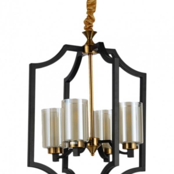LDP 1224-4 BK+MD Подвесная люстра Lumina Deco Vigatto