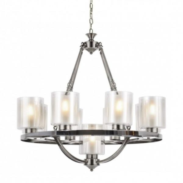 Подвесная люстра Lumina Deco Santini LDP 1220-9 CHR+WT