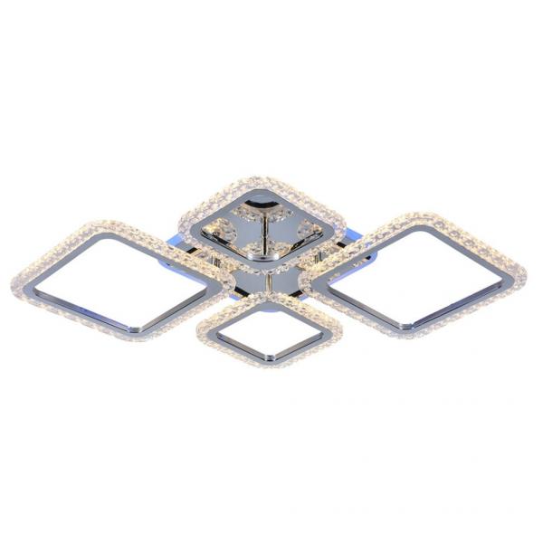 Светодиодная диммируемая люстра с ПДУ Profit Light 8029/2+2 CHR