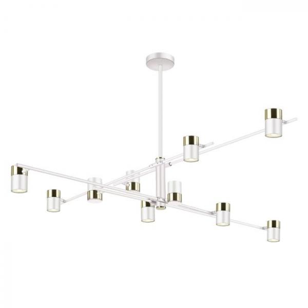 Люстра на штанге Lumien Hall Sauris LH8020/10P-WT-GD