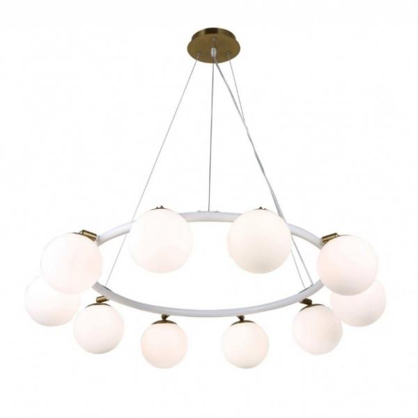 Подвесная люстра Lumina Deco Modica LDP 6032-10 WT+MD