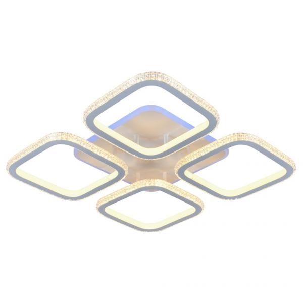Люстра потолочная светодиодная с пультом ДУ Profit Light 8023/4 WHT 240W+10W RGB