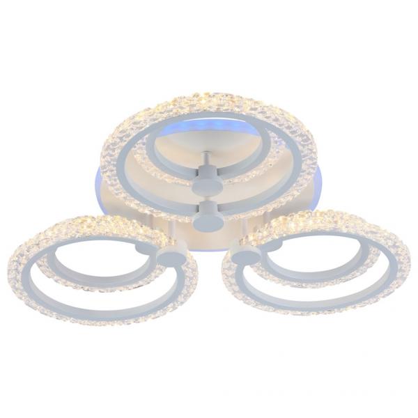 Светодиодная диммируемая люстра с ПДУ Profit Light 8027/3+3 WHT B