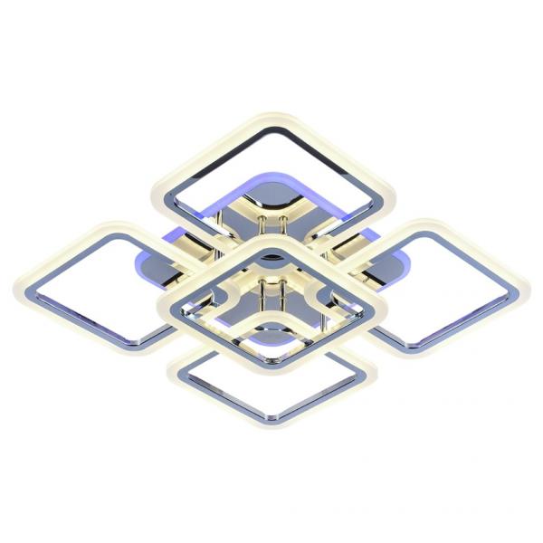 Светодиодная диммируемая люстра с ПДУ Profit Light 8075/4+1 CHR
