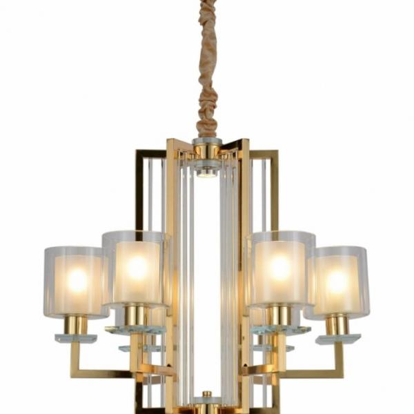 Подвесная люстра Lumina Deco Manhattan LDP 8012-6 F.GD