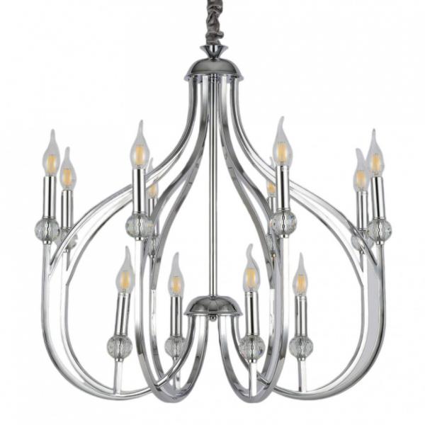 LDP 1250-12 CHR Подвесная люстра Lumina Deco Archetype