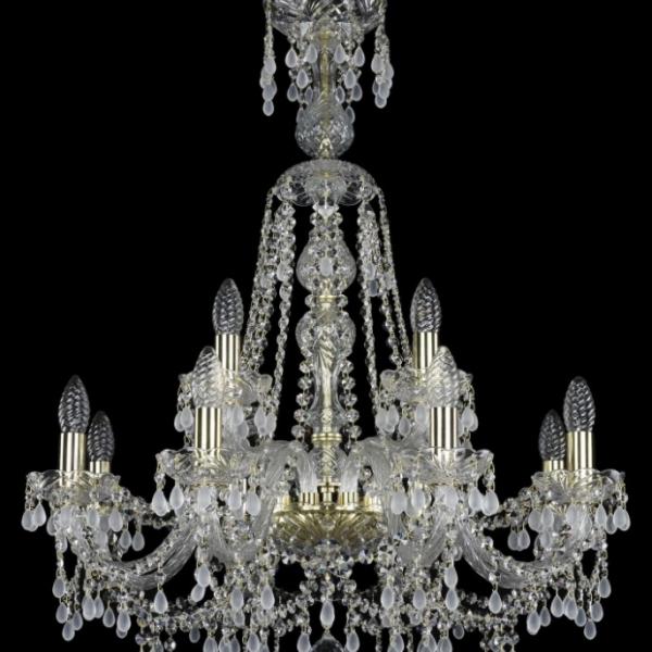 1410/8+4/240/XL-80/G/V0300 Подвесная люстра Bohemia Ivele Crystal