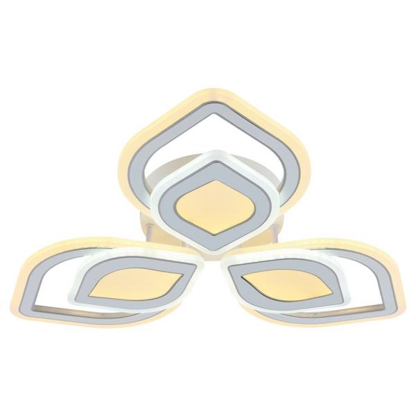 Светодиодная диммируемая люстра с ПДУ Profit Light 8071/3 WHT B 165W