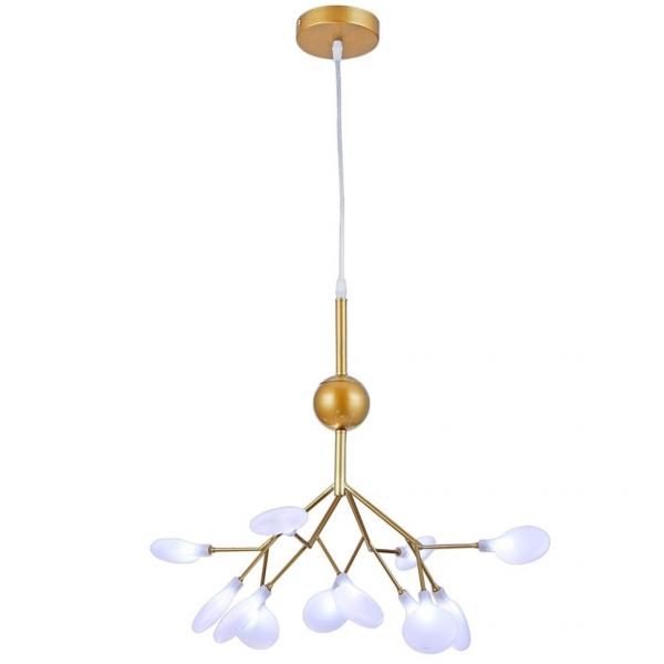 Люстра подвесная Natali Kovaltseva GRACE 75124/8С GOLD SATIN