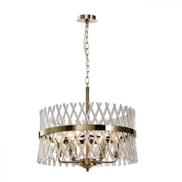 Люстра подвесная Lumien Hall Базиано LH3040/6P-CO-CL
