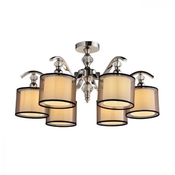 Люстра потолочная Lumien Hall Испика LH1052/6C-NK-CL