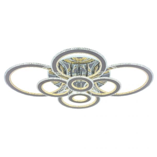 Светодиодная диммируемая люстра с ПДУ Profit Light 8040/8 CHR