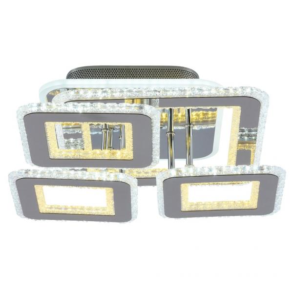Светодиодная диммируемая люстра с ПДУ Profit Light 8041/4 CHR A