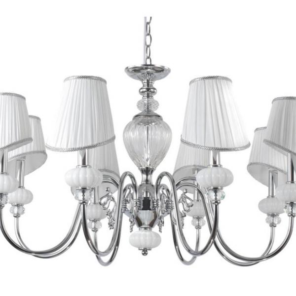 Подвесная люстра Crystal Lux Alma White SP-PL8