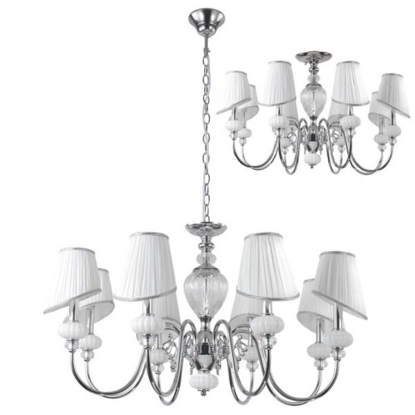 Подвесная люстра Crystal Lux Alma White SP-PL8