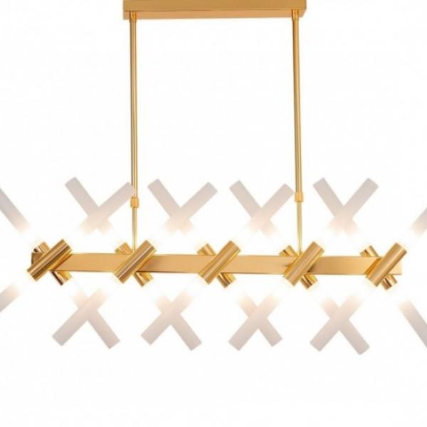 Люстра на штанге Lumina Deco Alford LDP 6036-20 GD