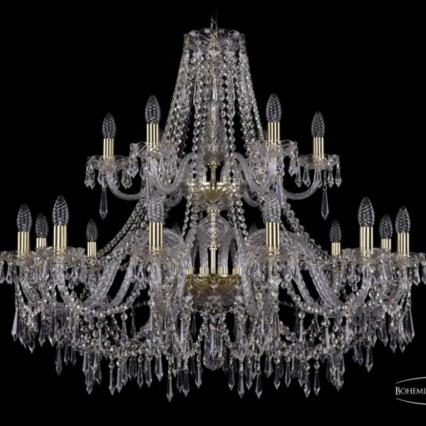 1403/12+6/360/2d/G Подвесная люстра Bohemia Ivele Crystal