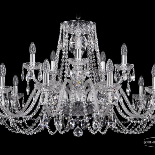 1402/10+5/360/Ni Подвесная люстра Bohemia Ivele Crystal