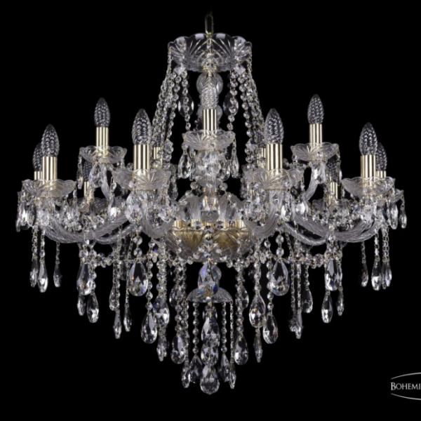 1415/10+5/300/G Подвесная люстра Bohemia Ivele Crystal
