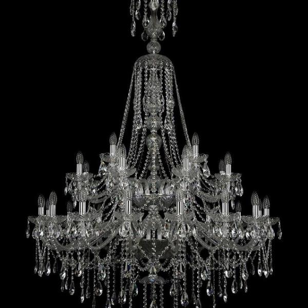 1415/16+8+4/400/XL-185/2d/Ni Подвесная люстра Bohemia Ivele Crystal
