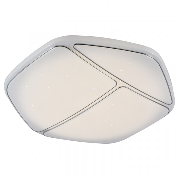 Потолочный светодиодный светильник с пультом ДУ Profit Light 2138/350 WH+CR RGB 100W 3000-6000K