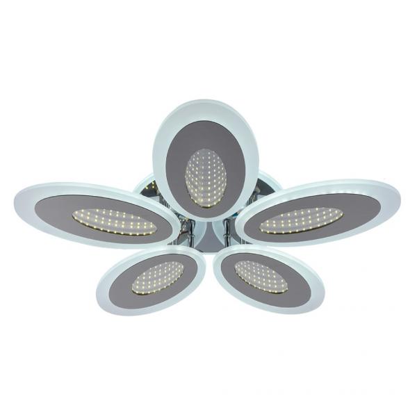 Светодиодная диммируемая люстра с ПДУ Profit Light 8091/5 CHR