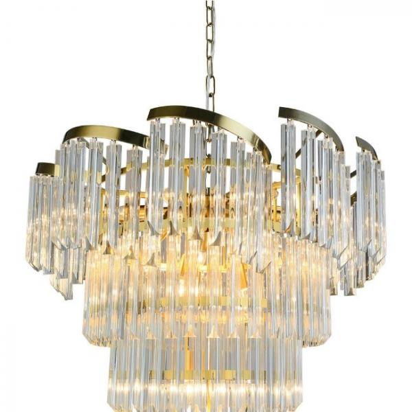 Люстра подвесная Lumien Hall GARLENDA LH0042/18P-GDCG