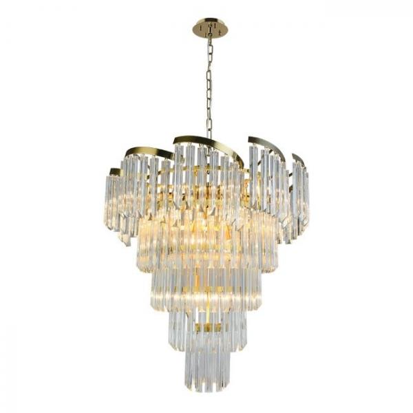 Люстра подвесная Lumien Hall GARLENDA LH0042/18P-GDCG